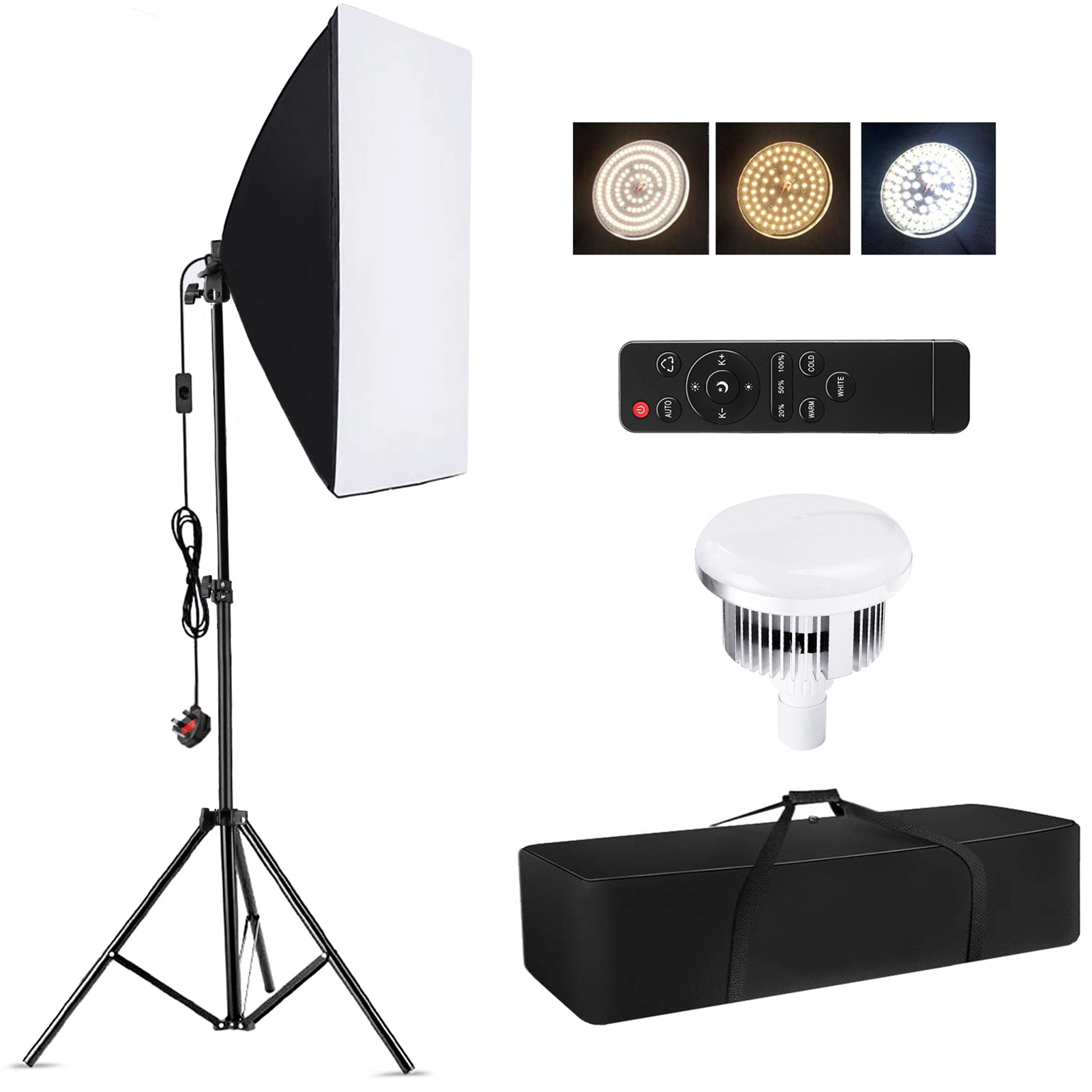 Photography Led Lighting Kit - Zestaw oświetleniowy do fotografii studyjnej Camnoon