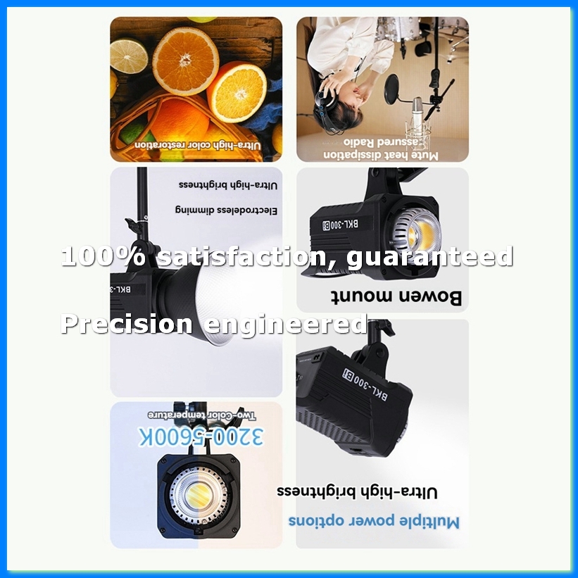 Quality Photography Lighting - Lampa wideo Bi LED 300W, ciągłe