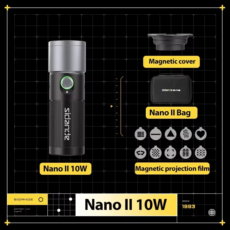 Photography And Videography Lighting - SIDANDE NANOII 10W Lampa błyskowa do