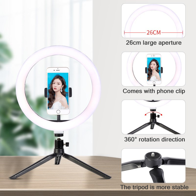 26cm 10-calowy pierścień LED d – Photography Led Lighting Kit recenzja i cena