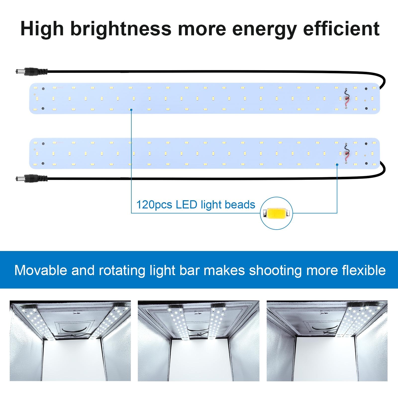 PULUZ 60cm Fotostudio Light Bo – Photography Led Lighting Kit recenzja i cena
