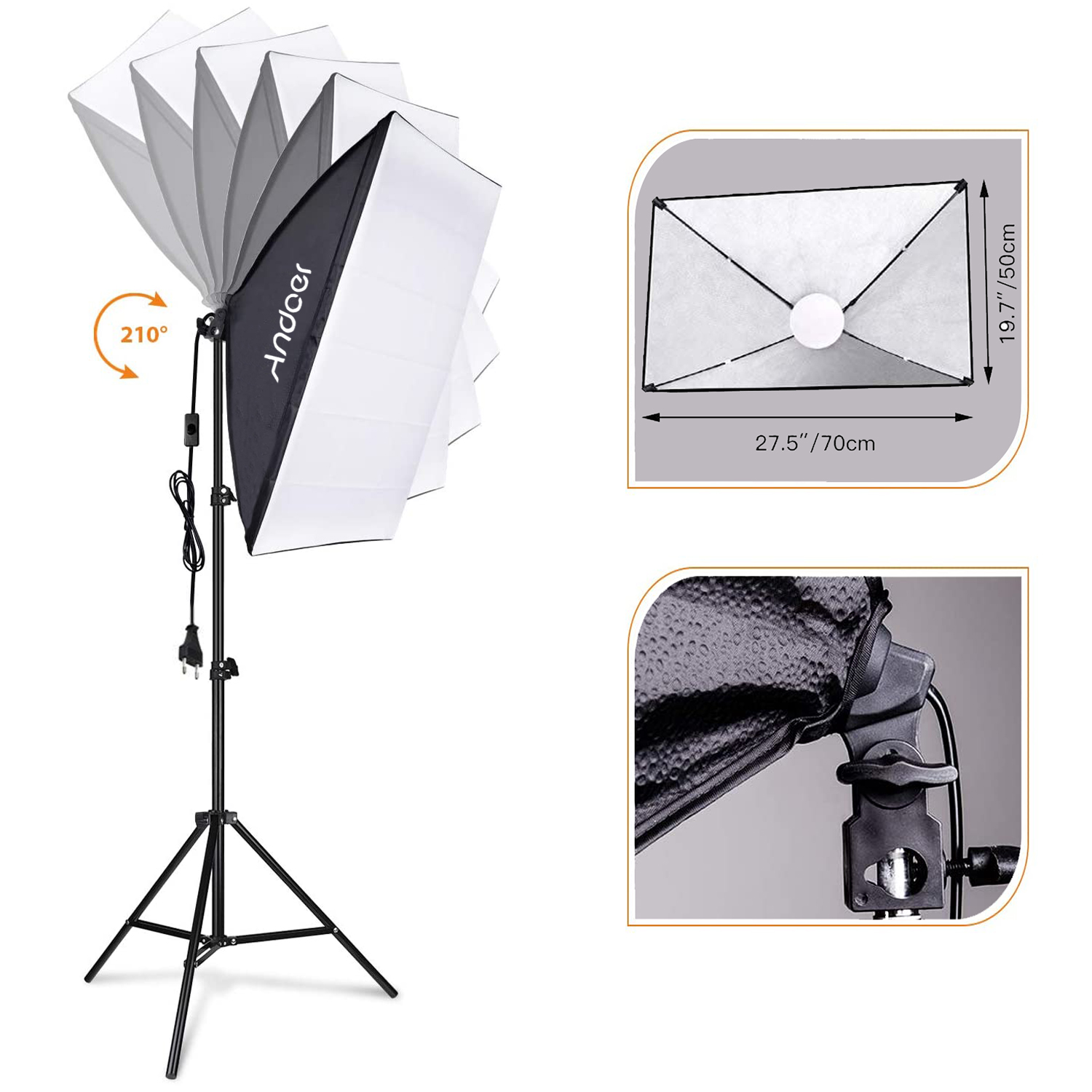 Zestaw oświetlenia Andoer Soft – Photography Led Lighting Kit recenzja i cena