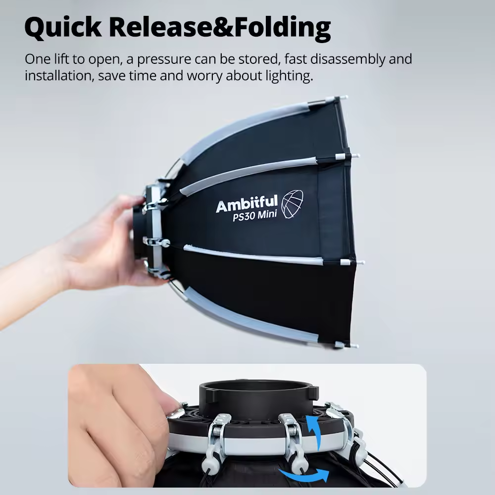 Ambitful PS22 PS30 Softbox Min – Photography And Videography Lighting recenzja i cena